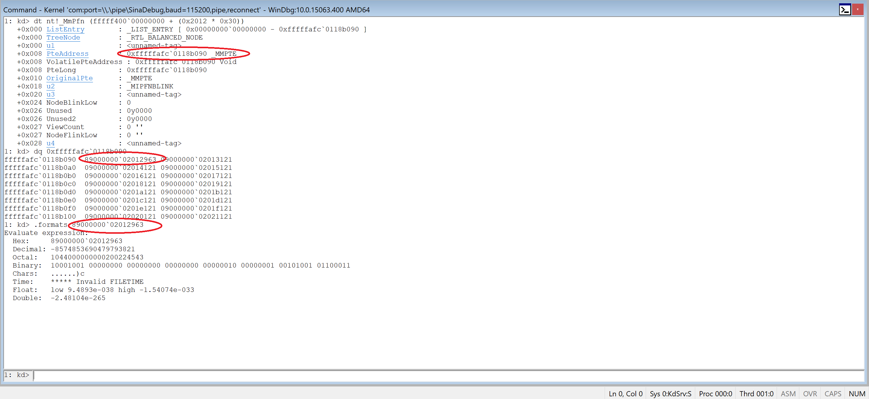 Convert page pfn to pte